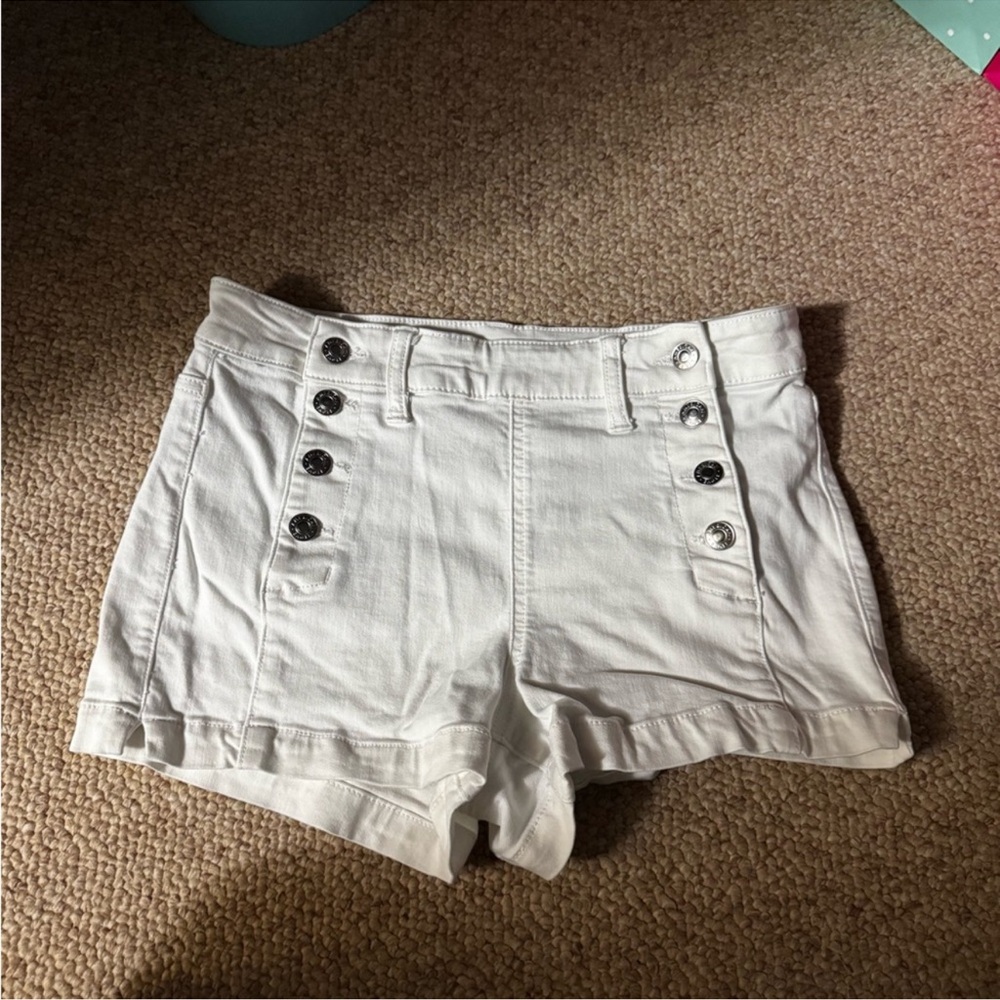 American Eagle Outfitters White Jean Shorts